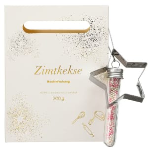 kleines Weihnachtsgeschenk: Zimtkekse Backmischung