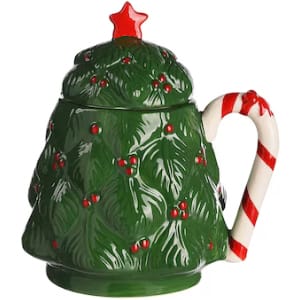 kleines Weihnachtsgeschenk:  Tasse in Christbaum-Optik